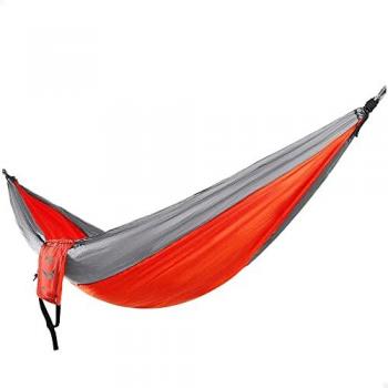 Hamaca Colgante Ultraligera Aktive con Cuerda y Accesorios de Montaje - Capacidad de Carga Hasta 200 kg, Plegable y Portátil, Nylon de Secado Rápido