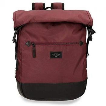 Pepe Jeans Lambert Mochila Adaptable para Portátil 15,6 Rojo 33x44x15 cms Poliéster 21.78L