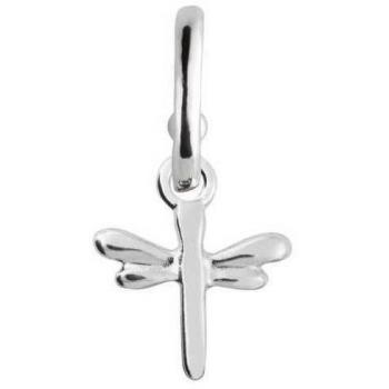 UNOde50 Silver Plated Dragonfly Charm Piercing