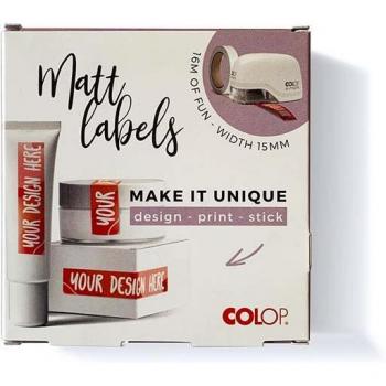 Colop E-Mark Cinta Adhesiva Mate 15mm x 16m