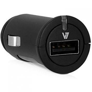 V7 DC10024A-2E - Adaptador para cargador de coche, USB, 2.4 A