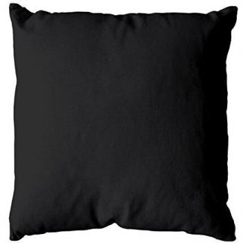 Cojín Desmontable de Algodón - Negro - 40 x 40 cm