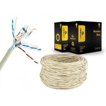Gembird UPC-6004SE-L Cable de Red Cat6 U/UTP AWG24 Trenzado CCA Bobina 305m Gris