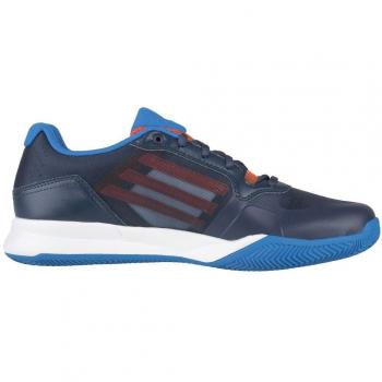 adidas Sonic Court Padel Zapatillas de tenis, Hombre, Azul / Naranja / Azul, 46 2/3