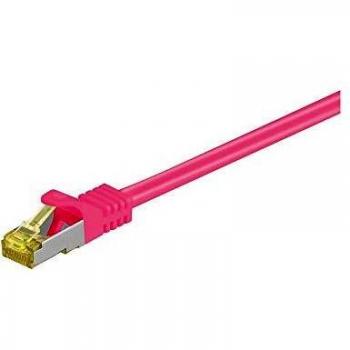 Cable de red S/FTP (PiMF) Cat.7 RJ45 1.5m Magenta