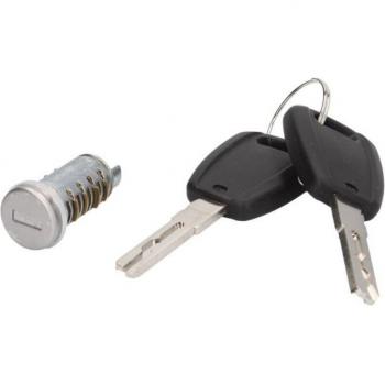 Cilindro de cierre MIRAGLIO 80/1026 - Bombín de cerradura con medidas 80 mm de longitud y diámetro estándar, sistema de seguridad anti-bumping, fabricado en material resistente a la corrosión, incluye
