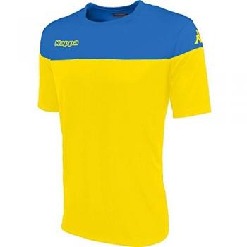 Kappa MARETO SS Camiseta de equipación, Hombre, Amarillo/Azul, XL