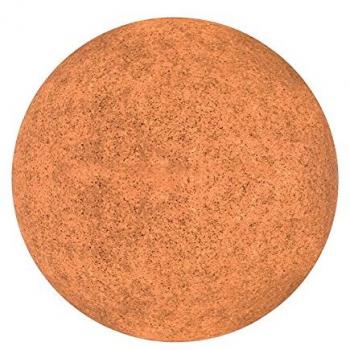 Lámpara esférica de exterior Terracota 45cm con piquete de tierra, E27 max. 23W