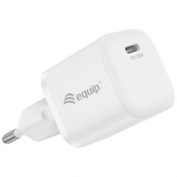 Pack 25 Unidades Cargador de Pared Quick Charge PD 1 Puerto USB-C 20W Equip Life
