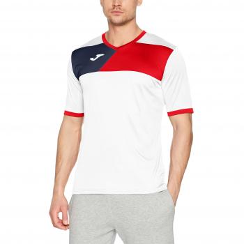 Joma Crew II Camiseta de Juego Manga Corta, Hombre, Multicolor
