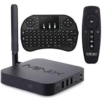 Minix Neo U1 Smart Kodi TV Box Android 5.1 Streaming Media Player Amlogic S905 Quad Core Cortec A53 Smart Mini PC Supports 4K, Kodi 16.0, 3D With I8 Mini Keyboard Air Mouse