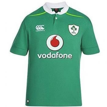 Canterbury - Camiseta de Irlanda Home Classic Bosphorous - Jersey de Rugby de manga corta verde, 4 x l