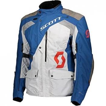 Chaqueta textil de motocicleta Scott Dualraid Dryo Gris Azul XXXL (58/60)