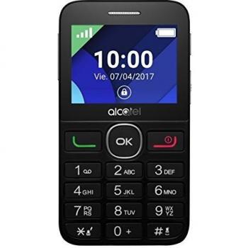 Teléfono Móvil Alcatel 20.08G en Color Negro y Plata