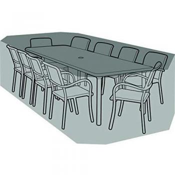 Funda protectora rectangular para muebles de jardín de 10 plazas Garland