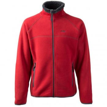 Gill Mens Polar Fleece Jacket in RED 1700 Size-- - ExtraLarge