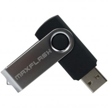Pendrive Maxflash USB 2.0 de 16GB, Plata, Original