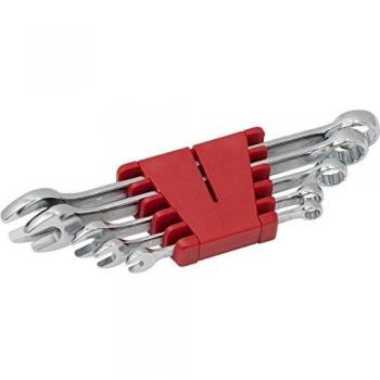 KS Tools 517.0045 - Pack de 5 llaves combinadas, inclinadas