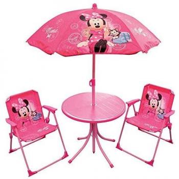 Mesa Infantil Silla y Sombrilla Minnie Mouse