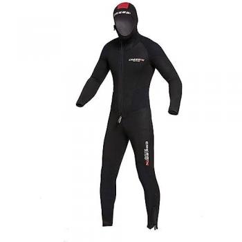 Cressi Endurance 5mm Traje de Neopreno Largo con Capucha para Hombre Talla S/2