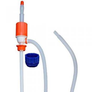 Barril Bomba ácidos. 118 cm + Adaptador azul para 210 L
