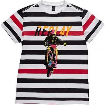 REPLAY SB7308.025.52256 Camiseta, Multicolor