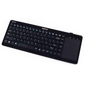 Approx APPKBTV02 - Teclado Wireless para Smart TV, Color Negro