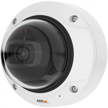 AXIS 01021-001 Fixed Dome Network Surveillance Camera, 48 V, White