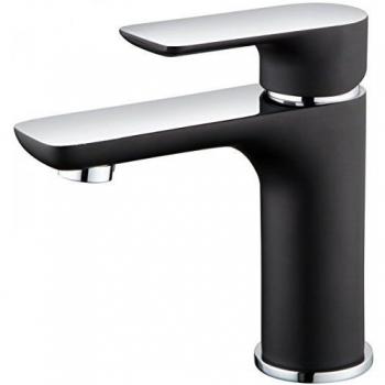 Grifo de lavabo de diseño 4024CB - Negro mate