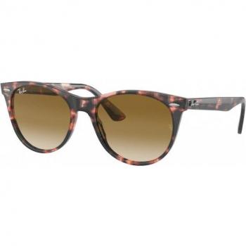 Ray-Ban RB2185 Wayfarer II Sunglasses, Color: 133451, Unisex, Panthos Shape, Havana Tortoiseshell Frame, Size: 55