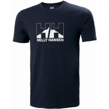 Camiseta Helly Hansen Nord Graphic Navy