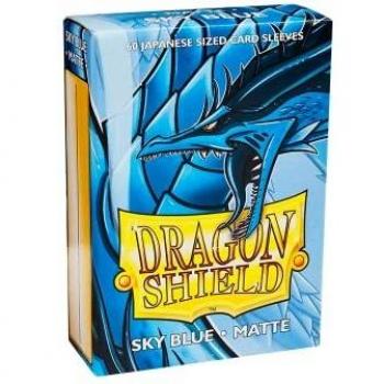 Dragon Shield Mangas de tamaño japonés Mate, 60 Unidades, Color Azul Cielo, Multicolor