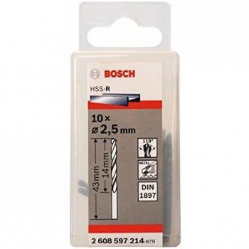 Bosch 2 608 597 214 - Pack de 10 brocas para carrocerías HSS-R, DIN 1897