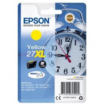 Epson 27XL DURABrite Ultra Ink Cartucho de Tinta Amarillo de Alta Capacidad (C13T27144012)