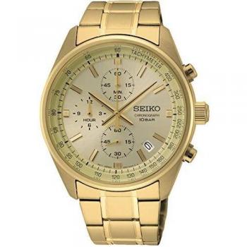 Seiko Men's Analogue Japanese Quartz Watch with Stainless Steel Strap SSB382P1