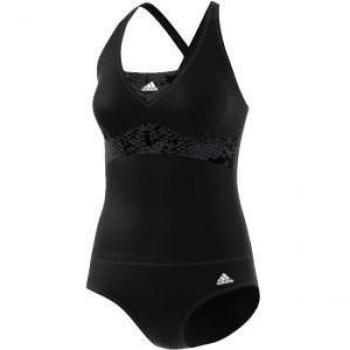 adidas Aquasport Bañador de 2 Piezas, Mujer, Negro / Blanco, 36