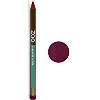ZAO Lápiz de madera 606 ciruela púrpura kajal lápiz de ojos lipliner contorno