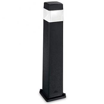 Lámpara de pie negra ELISA 1 bombilla, Ideal Lux - Elisa - 1 Bolardo Luminoso de Exterior Negro IP44