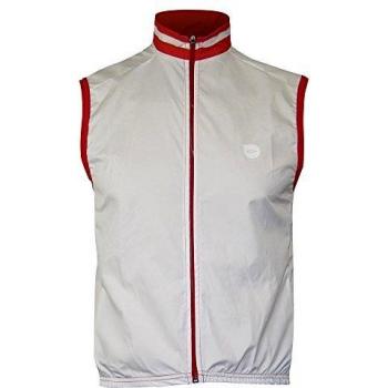ELTIN Chaleco Protect, Hombre, Blanco/Rojo, M