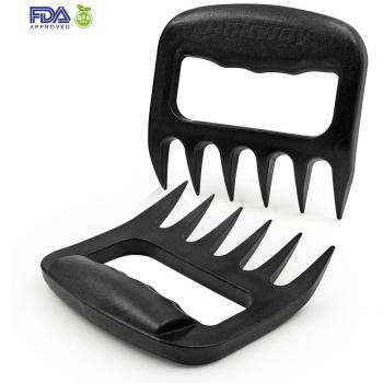 Ankway Garras de oso Carne Garras Tenedores de Carne Sólido Barbacoa Trituración Forks Cerdo Shredder Garras Carne Handler Forks con Mango largo, Durable Resistente al Calor-BPA sin, juego de 2