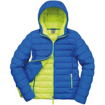 Chaqueta con capucha acolchada Result Urban Snowbird para mujer XS verde lima