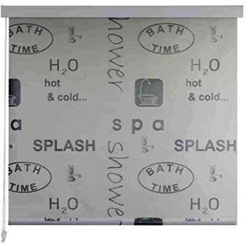 vidaXL Shower Roller Blind 80x240 cm Splash