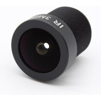 Lente de CCTV HD 3MP con distancias focales de 2.8mm, 3.6mm y 6mm, M12x0.5 fija para cámara de seguridad IP