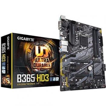 Placa Base Gigabyte B365 HD3 ATX Socket 1151 con 4xDDR4 y S-ATA 600 Unidad de Disco Óptico