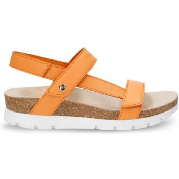 Sandalias de plataforma de mujer en piel en color negro