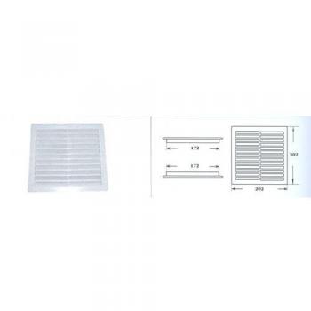 Rejilla Empotrar Blanca 17x17 R169