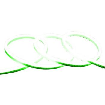 Tira LED Neón Regulable 220V SFLEX8 8W/m Corte a Medida IP65 Verde 2 m