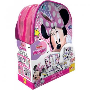 Mochila Minnie para Colorear y Dibujar con Rotuladores, Set Creativo Educativo Lisciani