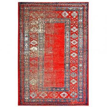 vidaXL Alfombra roja 160 x 230 cm PP