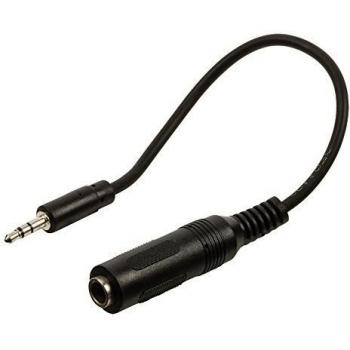 Valueline VLAP22550B02, Adaptador de Audio, Negro